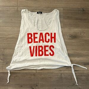 Missguided Oversized Beach Vibes Open Sides Coverup Top